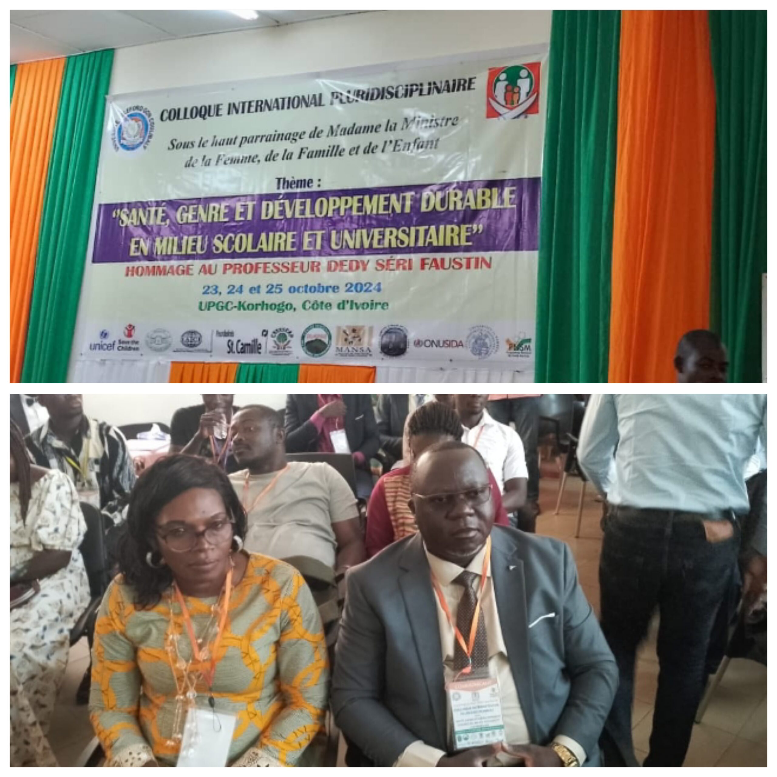 Participation du Bénin au colloque scientifique international sur le thème « Santé, genre et développement durable en milieu scolaire et universitaire à Korhogo  : Les performances du MASM saluées