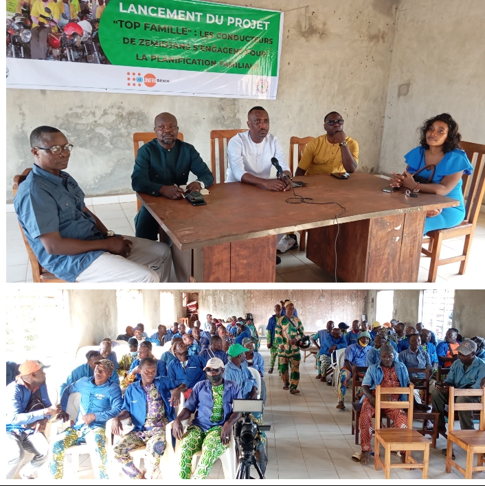 Promotion de la planification familiale au Bénin : GRAFED ONG lance le Projet Top famille avec les zémidjans de Porto-Novo et de Akpro-Missérété