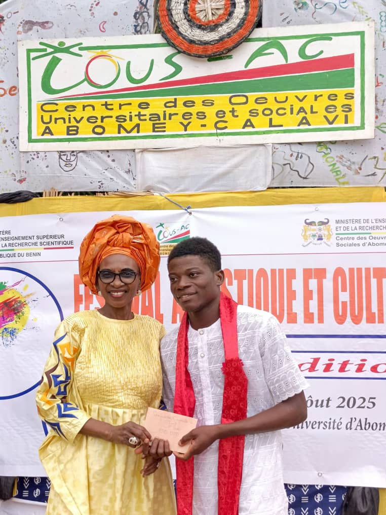 5e édition du Festival artistique et culturel : Le Cous-Ac booste le talent artistique des étudiants sous le leadership de la Dcous Ghislaine Fagbohoun