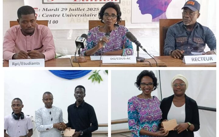 Finale de la 5e édition du concours sur l’innovation en milieu universitaire : le Cous-Ac récompense les meilleures inventions
