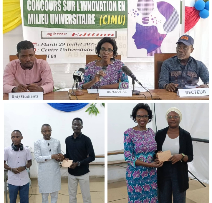 Finale de la 5e édition du concours sur l’innovation en milieu universitaire : le Cous-Ac récompense les meilleures inventions