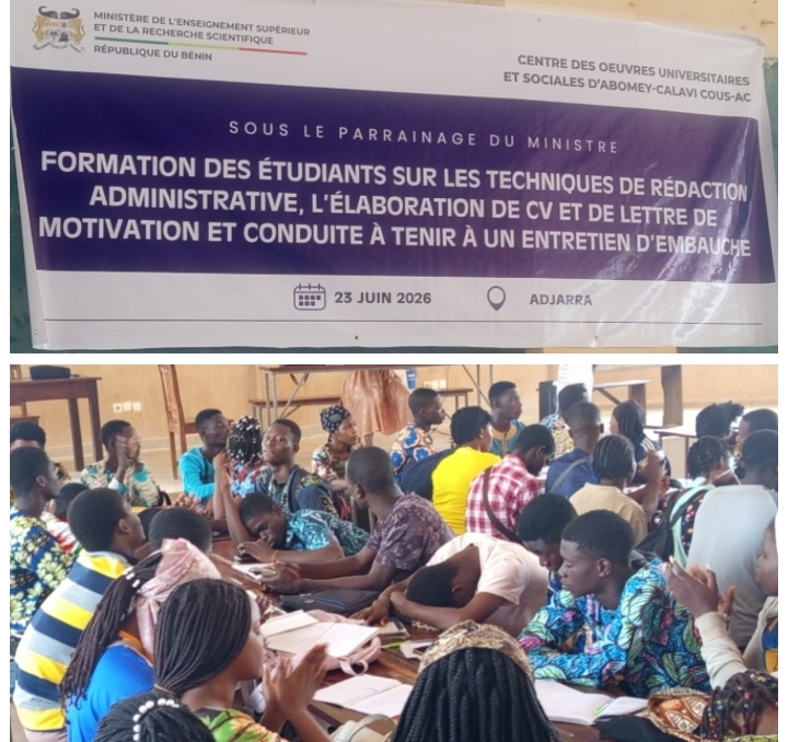 Techniques de rédaction administrative, CV, lettres de motivation et entretien d’embauche: le COUS-AC forme des étudiants d’Adjara pour les rendre plus compétitifs sur le marché de l’emploi